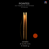 Pointes ultra performantes Ambre - ⌀ 0,17 mm (25m)⎮Snake Skin Like ®